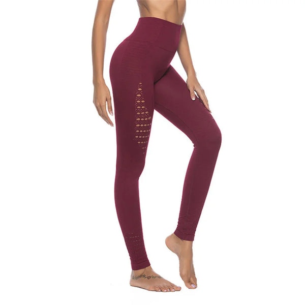 Women Sports Hip-lifting High-waist Breathable Yoga Pants