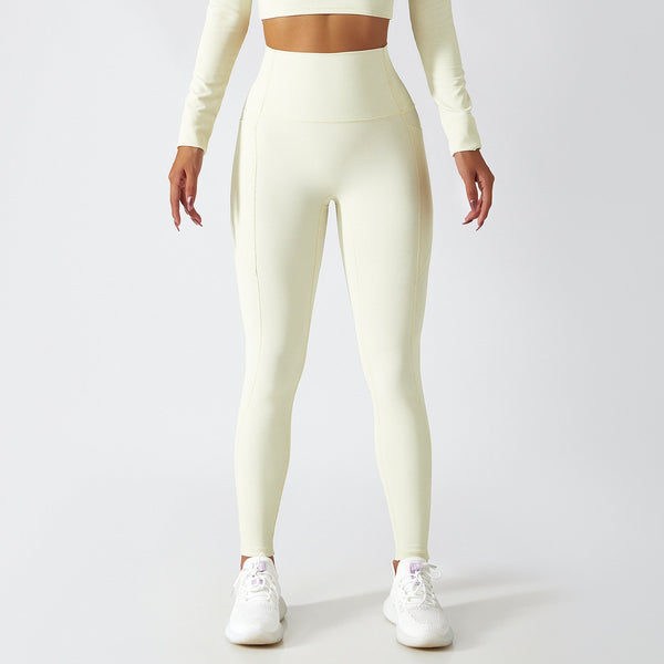 Yoga Women's High Waist Peach Hip Lifting Tights